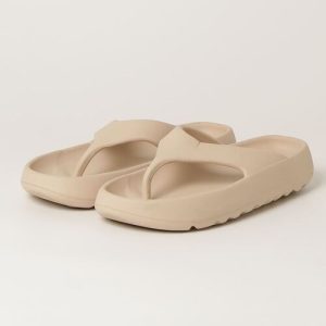 ear PAPILLONNER 「ear PAPILLONNER」 「MEI」フラットサンダル LARGE ベージュ レディース