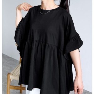 reca 「reca」 半袖カットソー M ブラック レディース